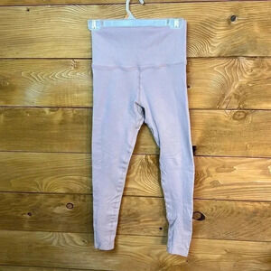 AVOCADO Women’s LEGGINGS SM LIGHT LAVENDER HIGH RISE ankle workout Yoga athletic